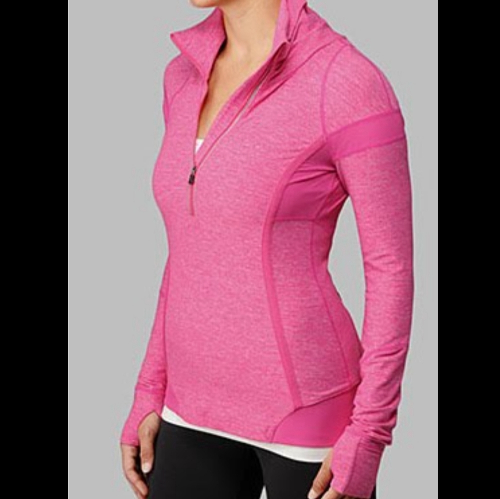 See copy listing Lululemon women's pink run inspire pullover - Picture 1 of 8